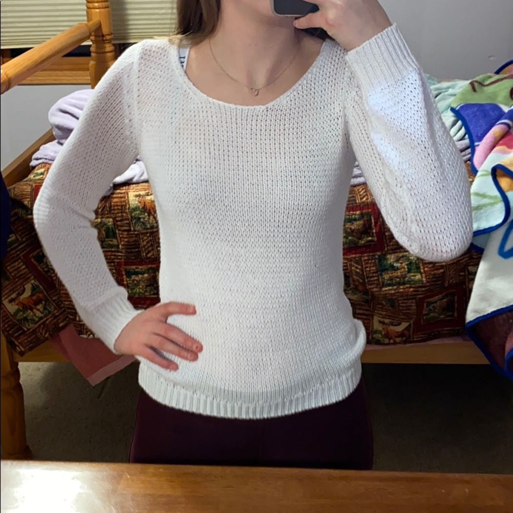 White Aeropostale Sweater